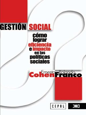 cover image of Gestión social